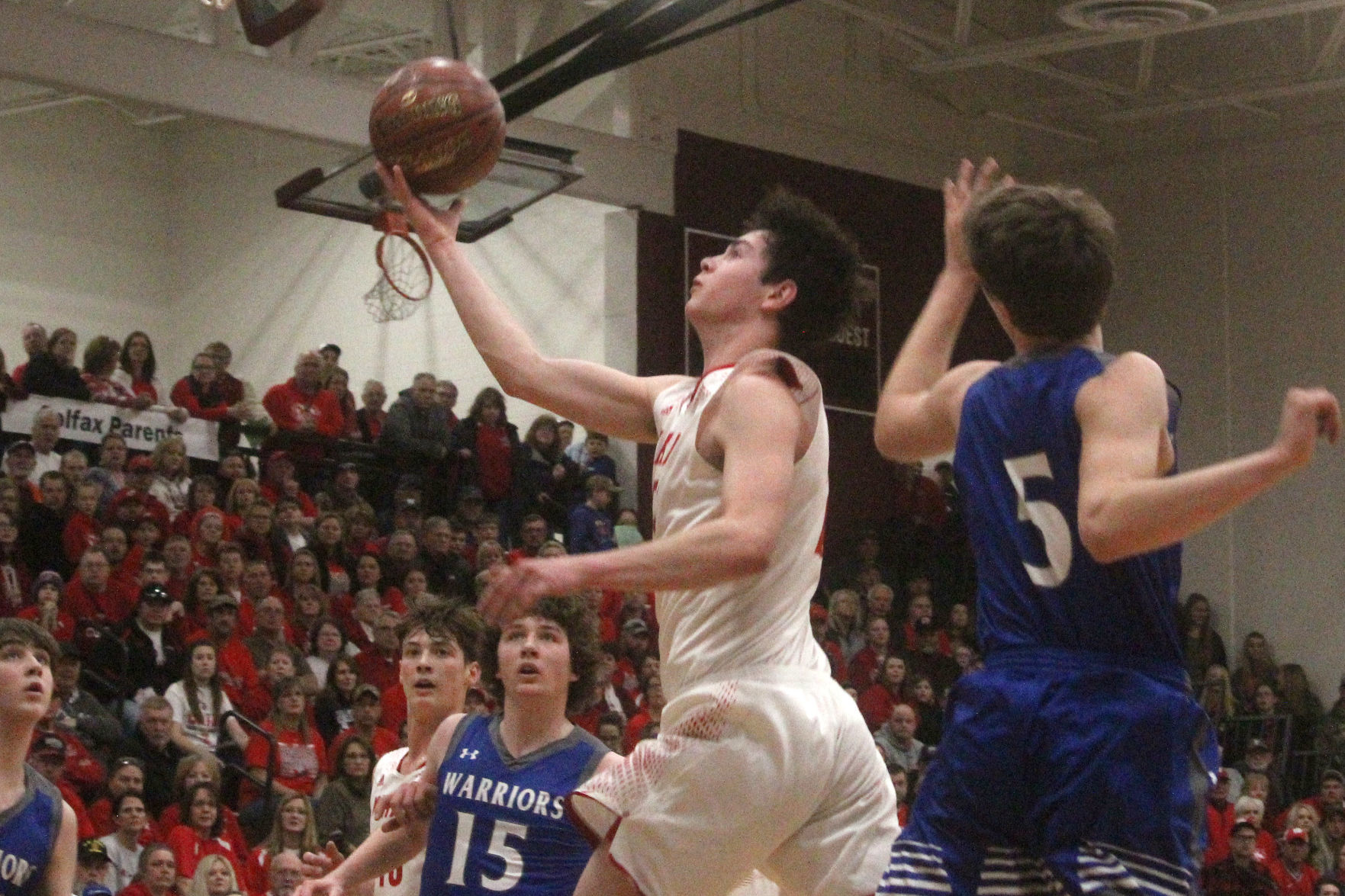 Colfax vs Clear Lake boys basketball 3-7-19